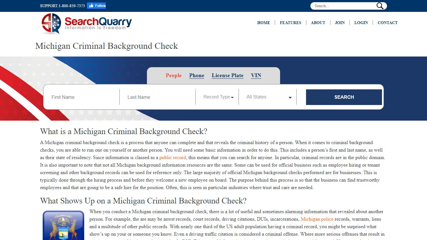 Michigan Criminal Background Check - Enter Any Name to Begin - SearchQuarry